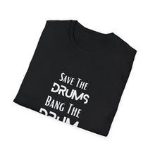 Load image into Gallery viewer, Unisex Save The Drums Tee
