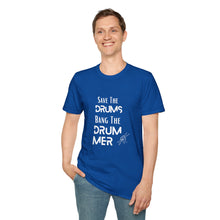 Load image into Gallery viewer, Unisex Save The Drums Tee
