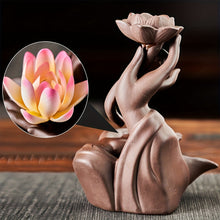 Load image into Gallery viewer, Lotus Hand Incense Burner
