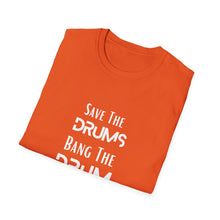 Load image into Gallery viewer, Unisex Save The Drums Tee
