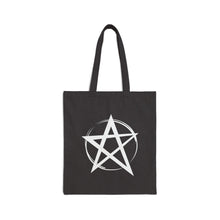 Load image into Gallery viewer, Cotton Canvas Tote Bag - Pentagram
