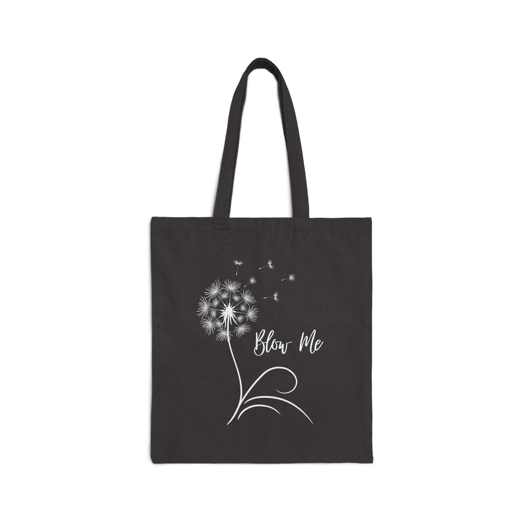 Cotton Canvas Tote Bag - Blow Me