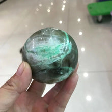 Load image into Gallery viewer, Green Moonstone Sphere
