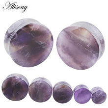 Load image into Gallery viewer, 2PCS Stone Ear Tunnels/Plugs
