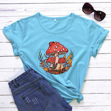 Load image into Gallery viewer, Colored Wild Mushroom Women&#39;s T-shirt
