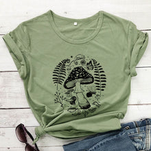 Load image into Gallery viewer, Forest Mushrooms Womens T-shirt
