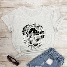 Load image into Gallery viewer, Forest Mushrooms Womens T-shirt
