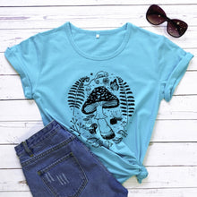 Load image into Gallery viewer, Forest Mushrooms Womens T-shirt
