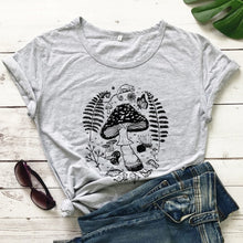 Load image into Gallery viewer, Forest Mushrooms Womens T-shirt
