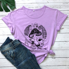 Load image into Gallery viewer, Forest Mushrooms Womens T-shirt
